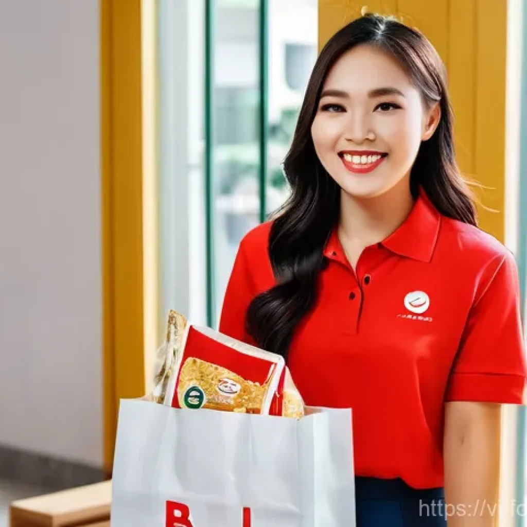 푸드테크가 식품 유통업에 미치는 변화 - **Prompt:** A vibrant, bustling scene in a modern Vietnamese city apartment. A young, professional V...