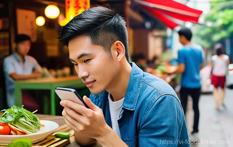 푸드테크가 식품 유통업에 미치는 변화 - **Prompt:** A vibrant, bustling scene in a modern Vietnamese city apartment. A young, professional V...