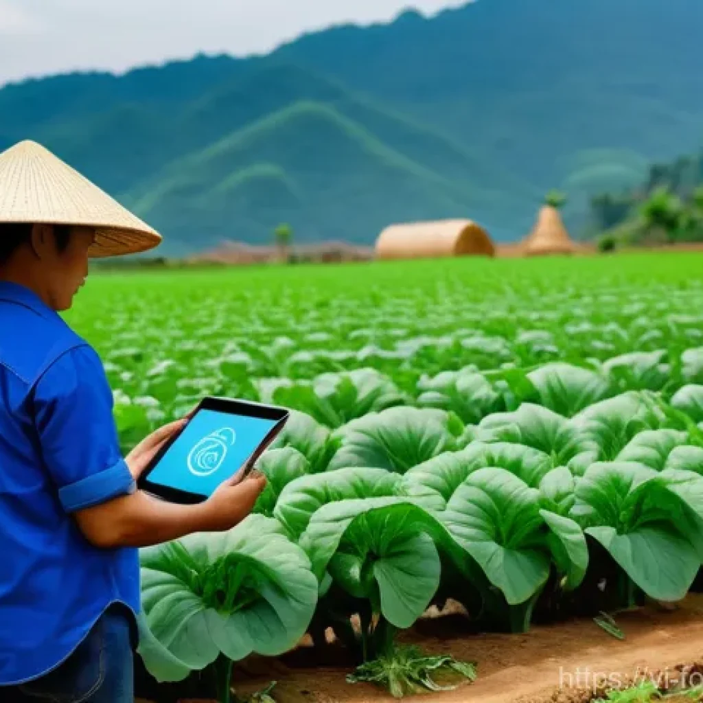 푸드테크와 사회적 책임의 연관성 - **Image Prompt: "Sustainable Vietnamese Farm Innovation"**
    A vibrant, modern hydroponic farm in ...