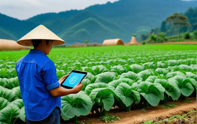 푸드테크와 사회적 책임의 연관성 - **Image Prompt: "Sustainable Vietnamese Farm Innovation"**
    A vibrant, modern hydroponic farm in ...