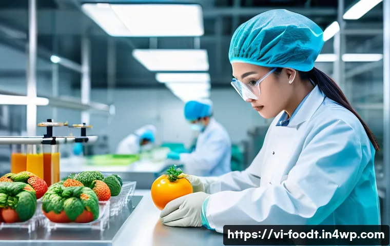 푸드테크의 표준화 및 인증 이슈 - A modern Vietnamese foodtech startup laboratory with diverse plant-based and animal-based food produ...